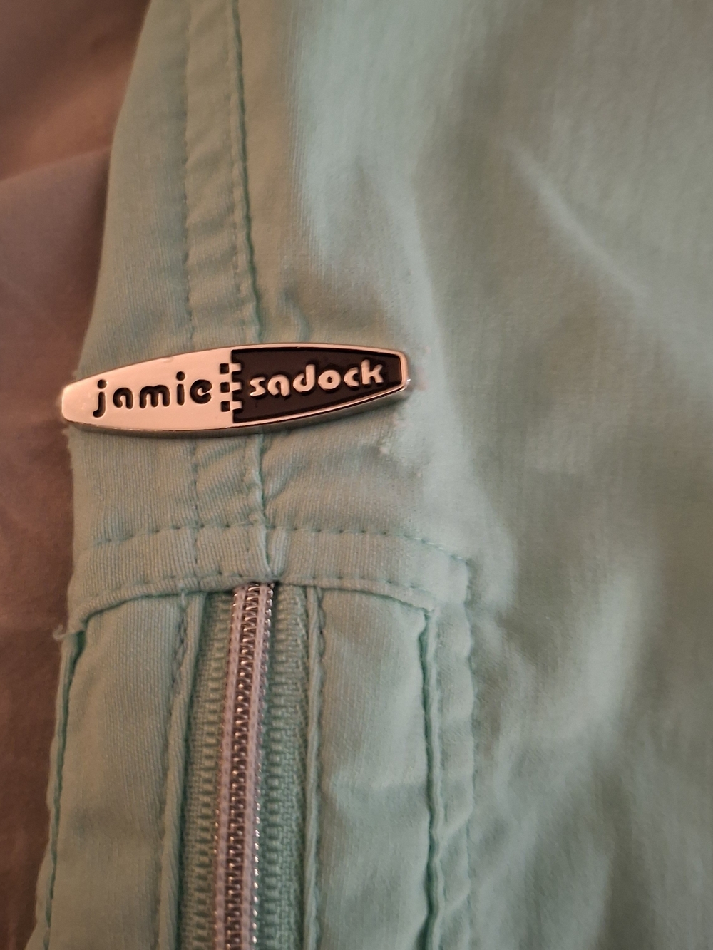 Jamie Sadock Women's Mint Green Active Capris with Branded Plate - Picture 4 of 9